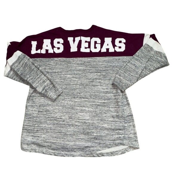 Liquid Energy Apparel Womens 'Las Vegas' Sweatshirt-Red/Gray-Size L-GUC - Picture 4 of 5
